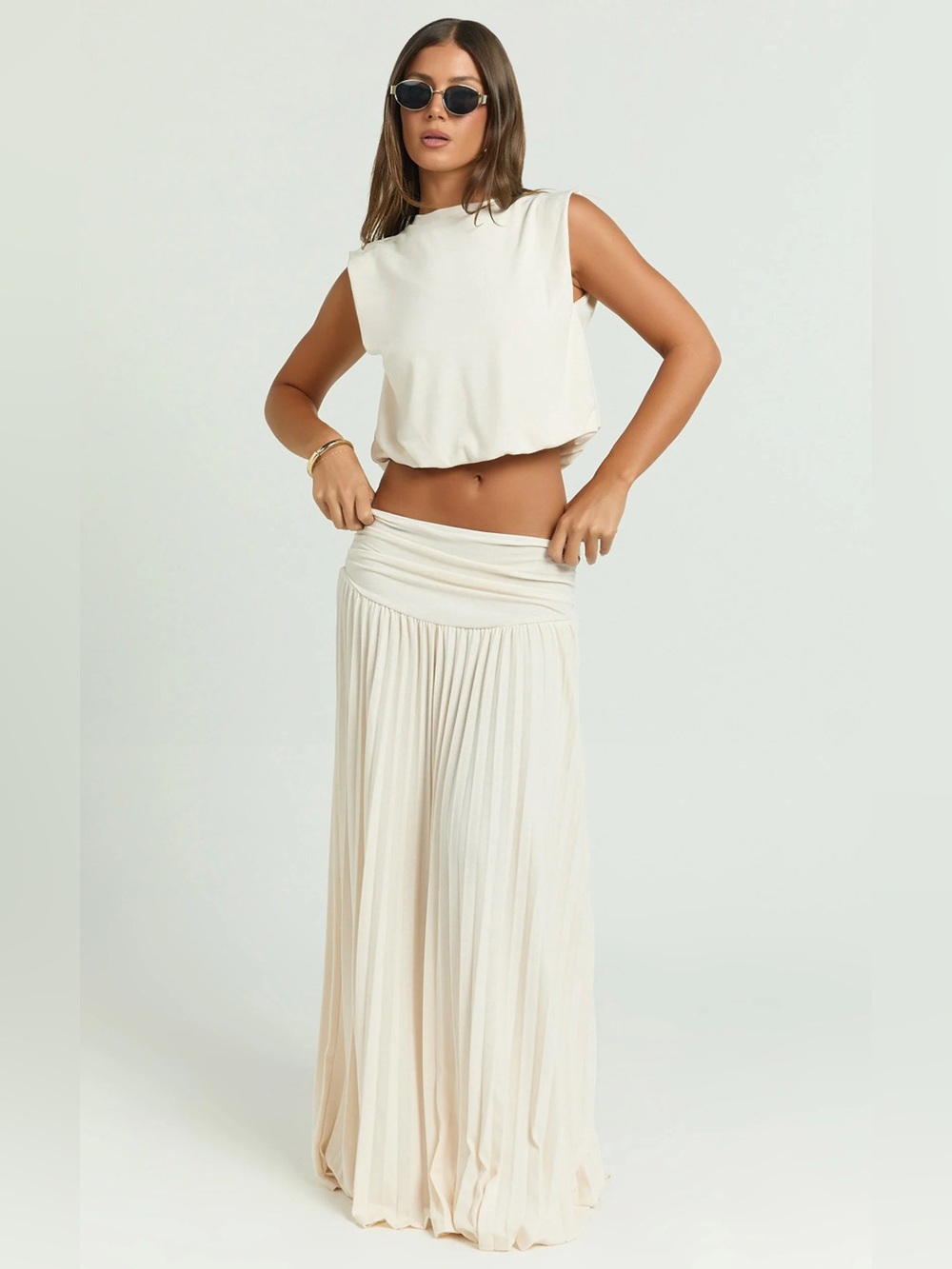 Lioness Field of Dreams Two Piece Set in Ivory